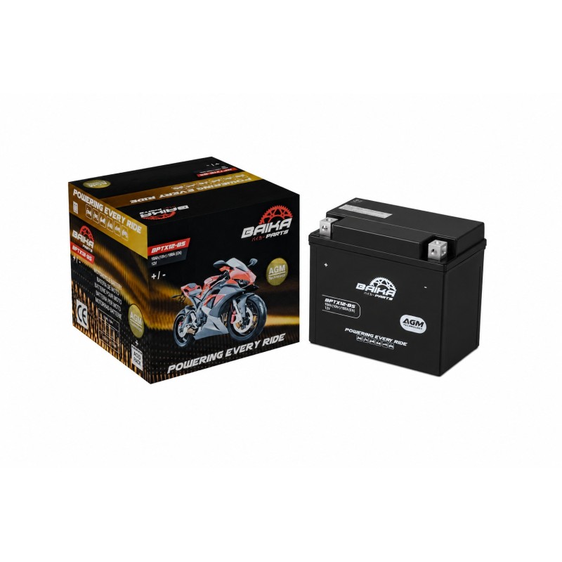 bateria de moto sin mantenimiento precargada baika ytx12 bs
