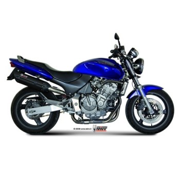 silencioso mivv suono acero negro carbon honda hornet 600 1998 02 h 018 l9
