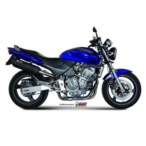 silencioso mivv suono acero negro carbon honda hornet 600 1998 02 h 018 l9