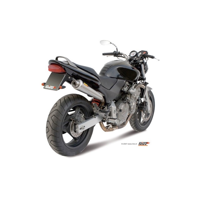 silencioso mivv x cone st acero honda hornet 600 1998 02 h 018 lc3