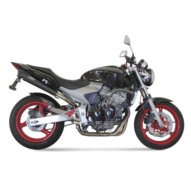 silencioso mivv x cone black honda hornet 600 2003 06 h 020 lc3b