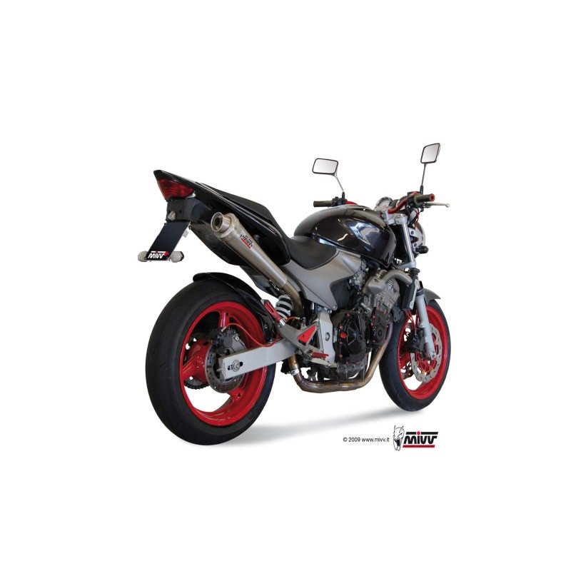 silencioso mivv x cone st acero honda hornet 600 2003 06 h 020 lc3