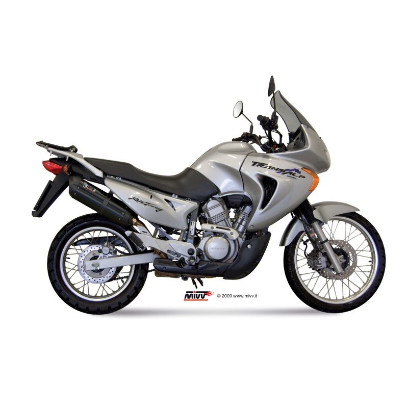 silencioso mivv suono acero negro carbon honda xlv 650 transalp2000 04 h 023 l9
