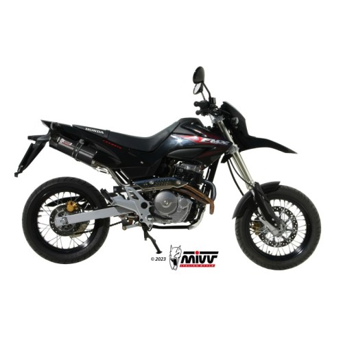 silenciosos mivvgp acero negro carbon honda fmx 650 2005 06 h 034 lxbc