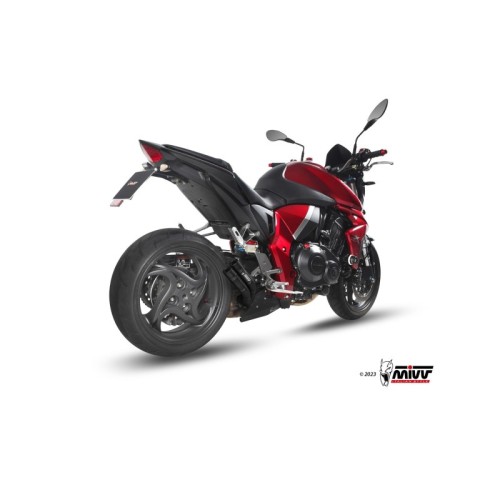 silencioso mivv double gun black honda cb 1000 r 2008 17 h 041 ldgb
