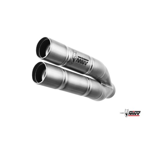 silencioso mivv double gun st acero honda cb 1000 r 2008 17 h 041 ldgx