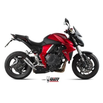 silencioso mivv double gun st acero honda cb 1000 r 2008 17 h 041 ldgx 2