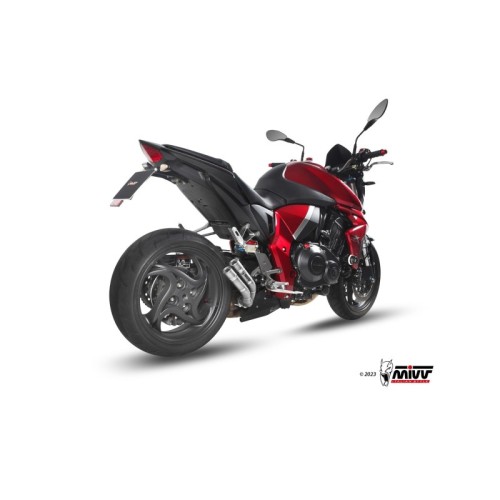 silencioso mivv double gun st acero honda cb 1000 r 2008 17 h 041 ldgx