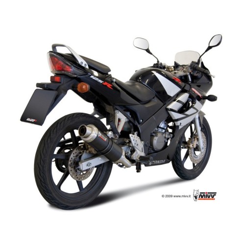 escape completo mivv 1x1 gp carbon honda cbr 125 r 2004 10 h 043 l2s