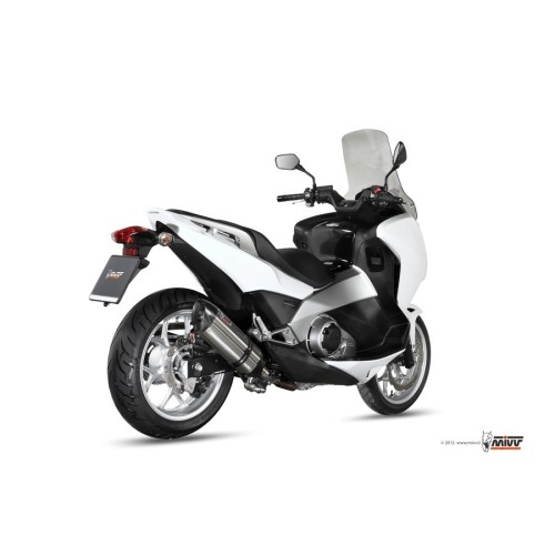 silencioso mivv suono st acero carbono honda integra700 750 nc 700 750 s x h 046 l7