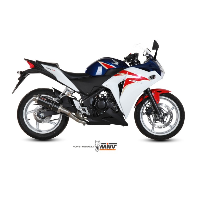 silencioso mivv gp black honda cbr 250 r 2011 14 h 047 lxb