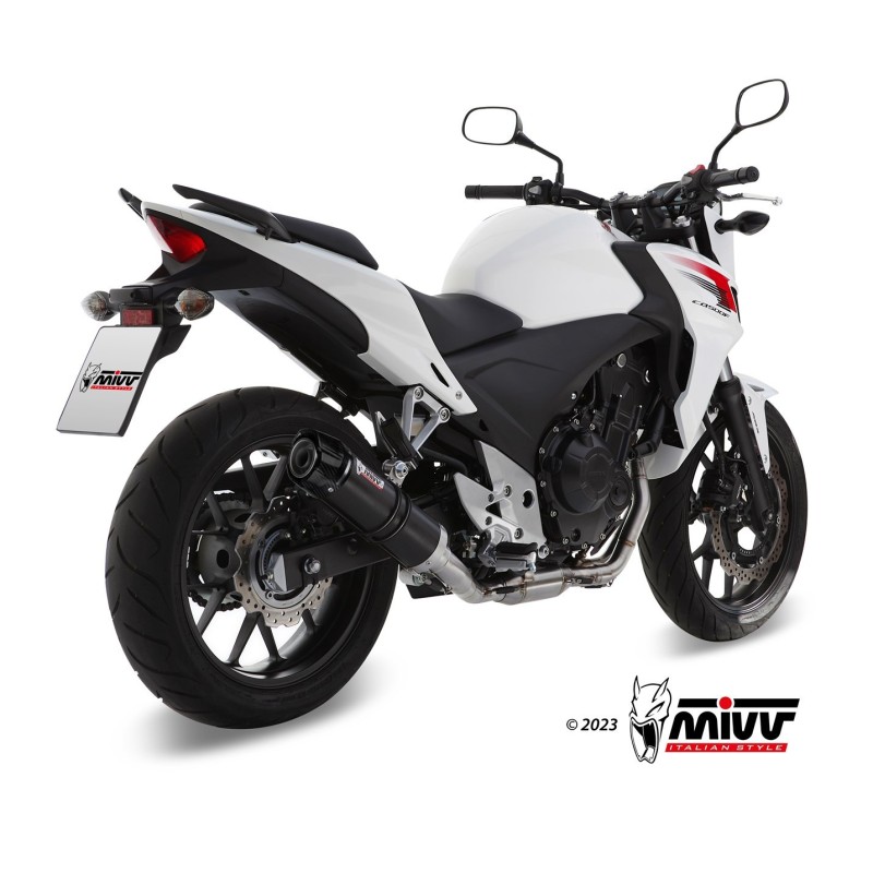 silencioso mivv gp acero negro carbon honda cb 500 f x cbr 500 r 2013 15 h 051 lxbc