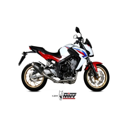 escape completo mivv 4x2x1 gp pro carbono honda cb 650 f 2014 18 h 055 l2p