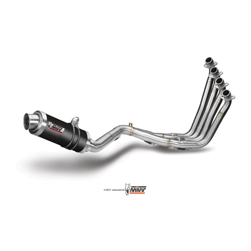 escape completo mivv 4x2x1 gp carbon honda cb 650 f 2014 18 h 055 l2s