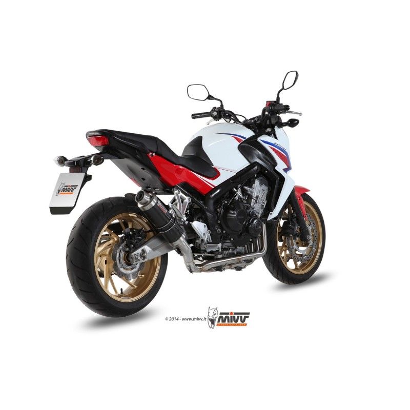 escape completo mivv 4x2x1 gp carbon honda cb 650 f 2014 18 h 055 l2s