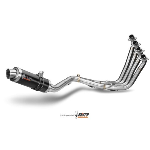 escape completo mivv 4x2x1 gp black honda cb 650 f 2014 18 h 055 lxb