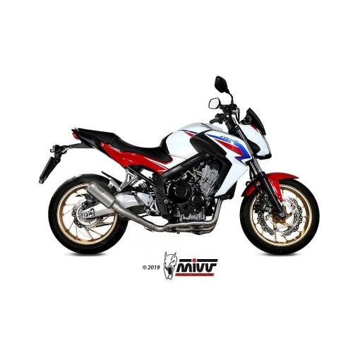 escape completo mivv 4x2x1 mk3 st steel honda cb 650 f 2014 18 h 055 sm3x