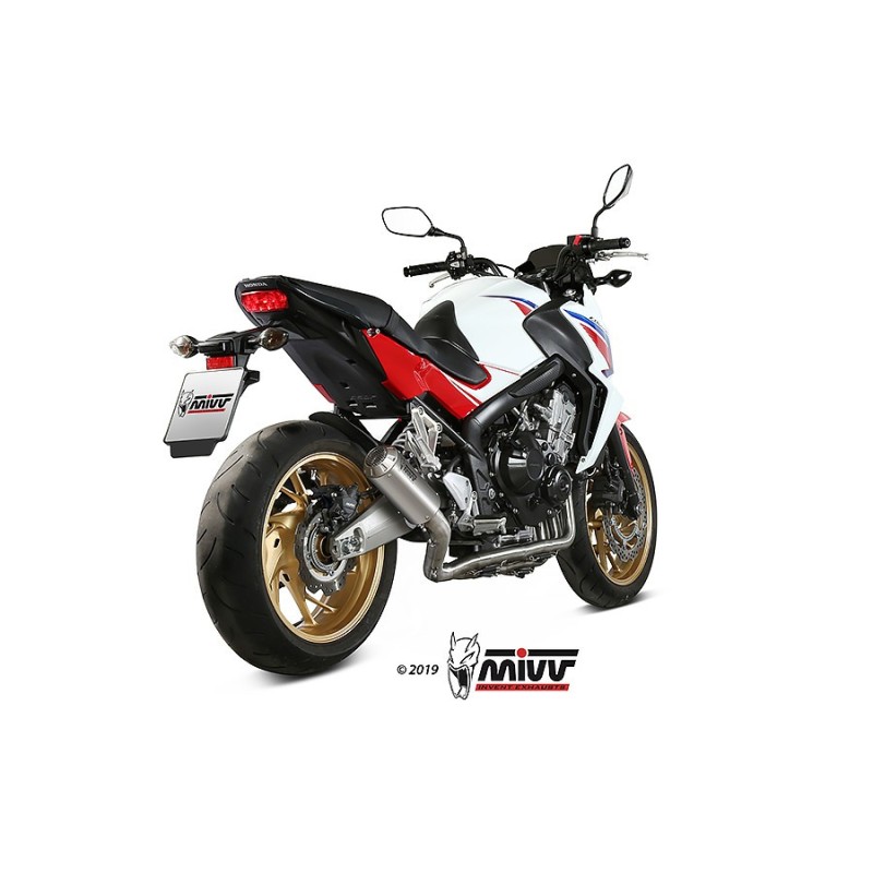 escape completo mivv 4x2x1 mk3 st steel honda cb 650 f 2014 18 h 055 sm3x