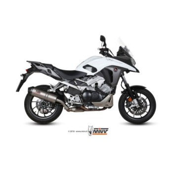silencioso mivv oval titan c tapa carbono honda crossrunner2015 20 h 058 lnc 2
