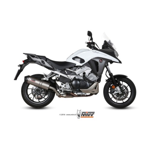 silencioso mivv oval titan c tapa carbono honda crossrunner2015 20 h 058 lnc