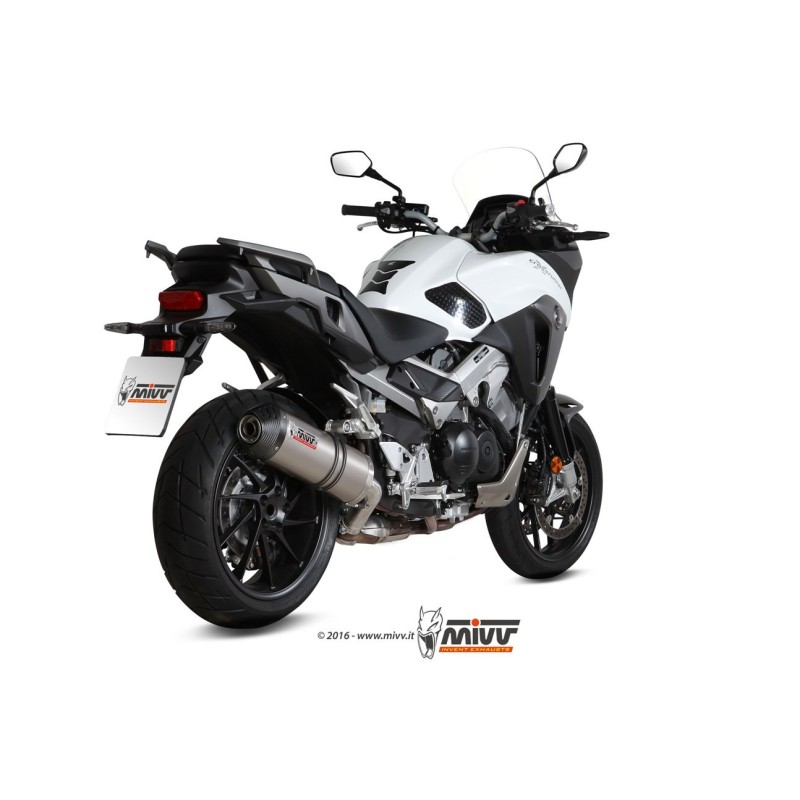 silencioso mivv oval titan c tapa carbono honda crossrunner2015 20 h 058 lnc