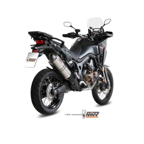 silencioso mivv oval titan c tapa carbono honda crf 1000 l africa twin 2016 19 h 059 lnc