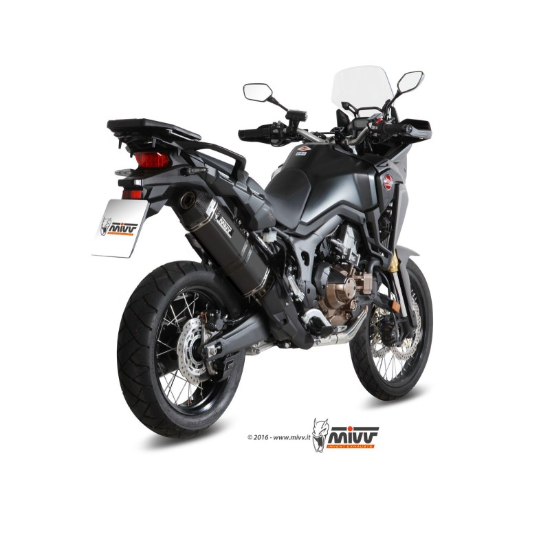 silencioso mivv speed edge black honda crf 1000 l africa twin 2016 19 h 059 lrb