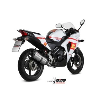 escape completo mivv 1x1 suono st steel con tapa carbono honda cbr 125 r 2011 16 h 060 l7 2