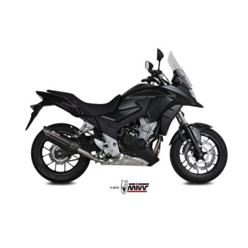 silencioso mivv suono acero negro carbon honda cb 500 x 2016 h 061 l9