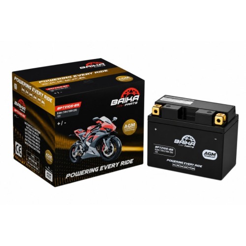 bateria moto sin mantenimiento precargada baika ytz10s bs