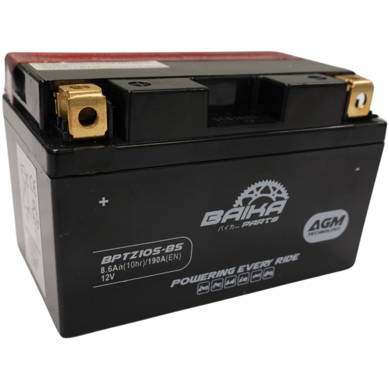 bateria moto agm baika parts ytz10s bs