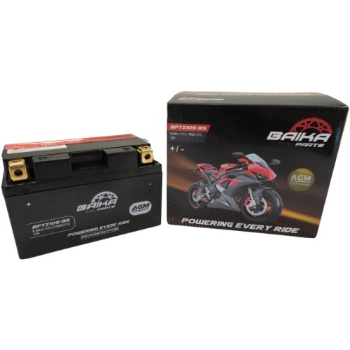bateria moto agm baika parts ytz10s bs