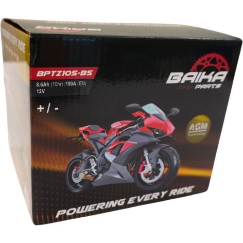 bateria moto agm baika parts ytz10s bs