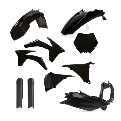 kit de plasticos acerbis 0015701 090 negro para ktm sx 125 150 250 2011