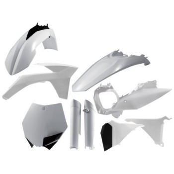 kit de plasticos acerbis 0015702 030 blanco para ktm sx f 250 2011