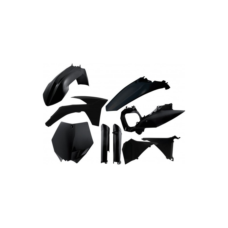 kit de plasticos acerbis 0015702 090 negro para ktm sx f 250 2011