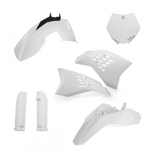 kit de plasticos acerbis 0016554 030 blanco para ktm sx 65 2012 2015