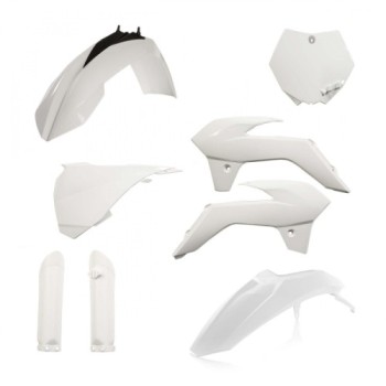 kit de plasticos acerbis 0016902 030a 2 blanco para ktm sx 85 2013 2017