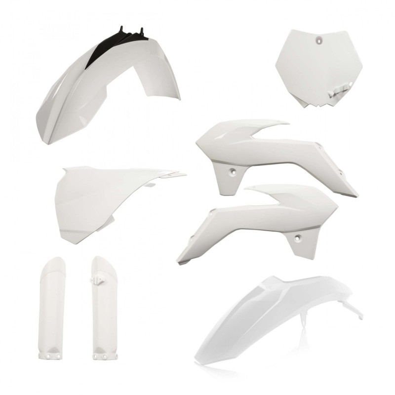 kit de plasticos acerbis 0016902 030a 2 blanco para ktm sx 85 2013 2017