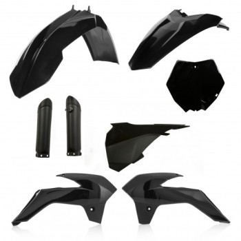kit de plasticos acerbis 0016902 090 negro para ktm sx 85 2013 2017