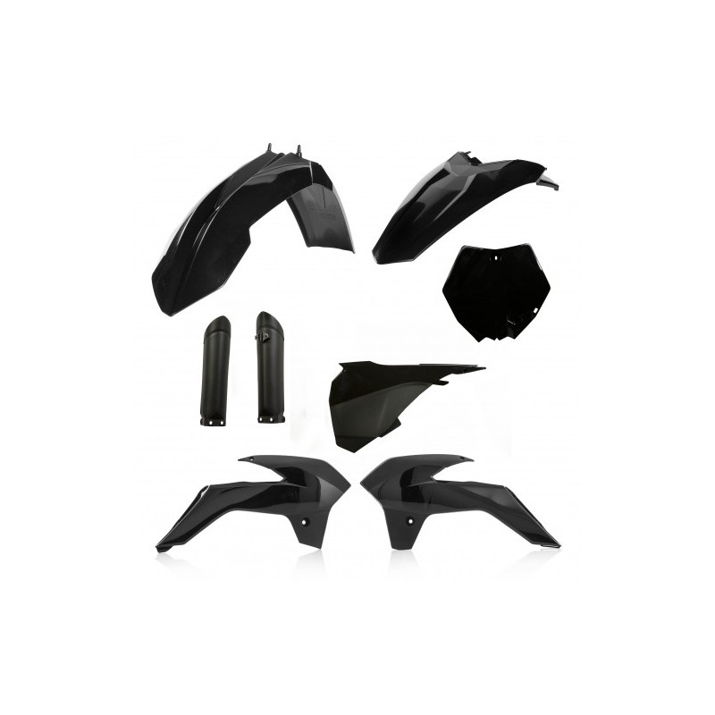 kit de plasticos acerbis 0016902 090 negro para ktm sx 85 2013 2017