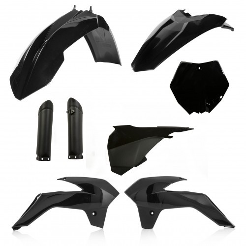 kit de plasticos acerbis 0016902 090 negro para ktm sx 85 2013 2017