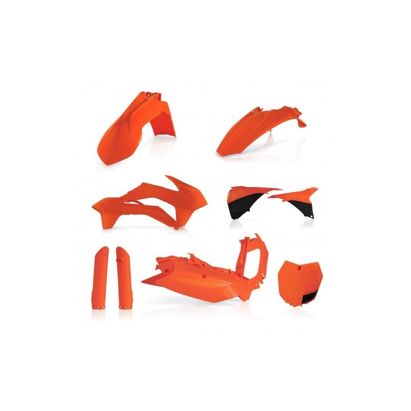 kit de plasticos acerbis 0017843 010a naranja para ktm sx y sx f 2015 2016