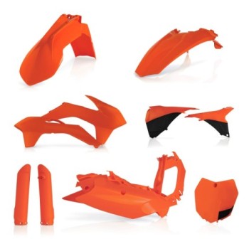 kit de plasticos acerbis 0017843 010a naranja para ktm sx y sx f 2015 2016 2