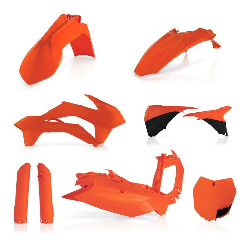 kit de plasticos acerbis 0017843 010a naranja para ktm sx y sx f 2015 2016