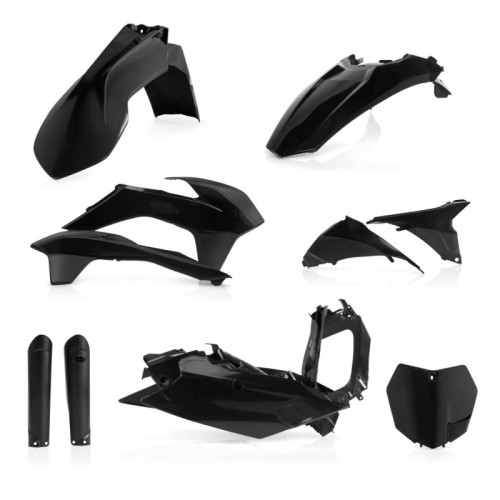 kit de plasticos acerbis 0017843 090 negro para ktm sx y sx f 2015 2016