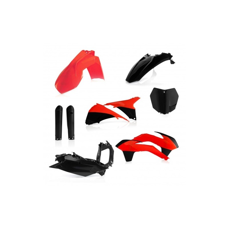 kit de plasticos acerbis 0017844 090 negro para ktm sx 85 2015 2017