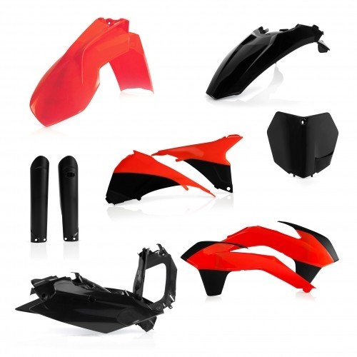 kit de plasticos acerbis 0017844 090 negro para ktm sx 85 2015 2017