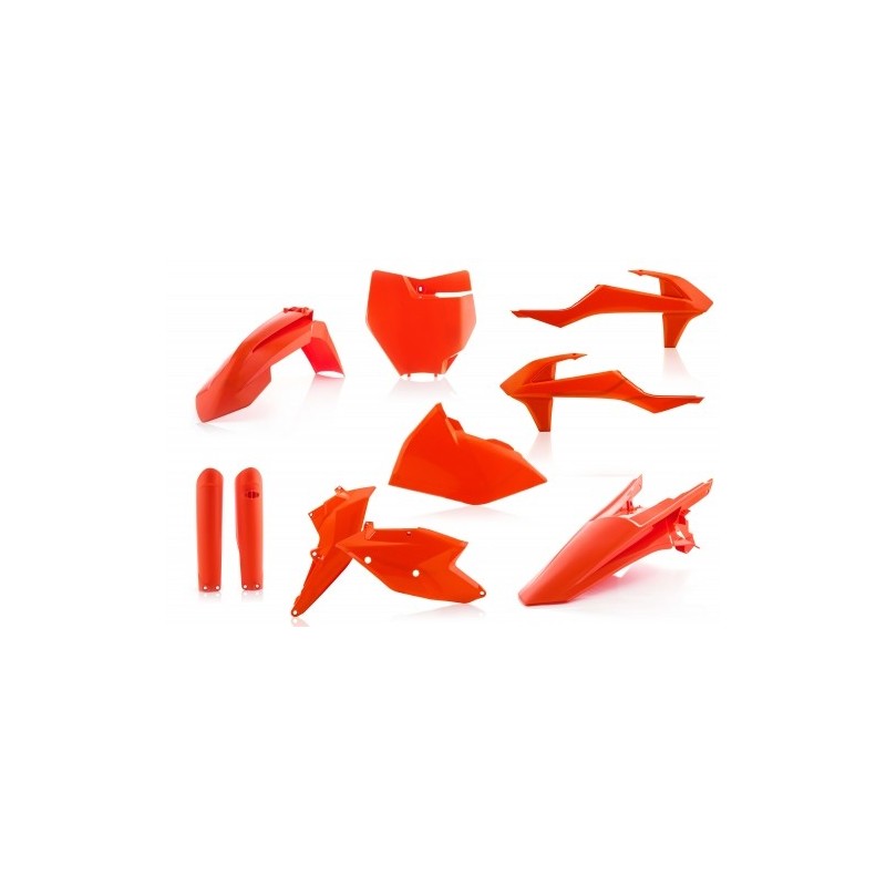 kit de plasticos acerbis 0021741 011 016 naranja para ktm sx y sx f 2016 2018