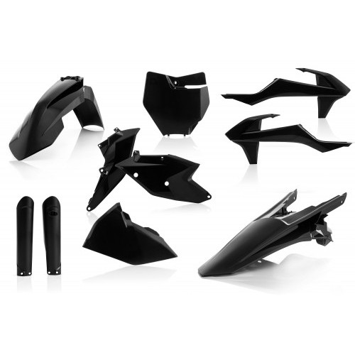 kit de plasticos acerbis 0021741 090 negro para ktm sx y sx f 2016 2018